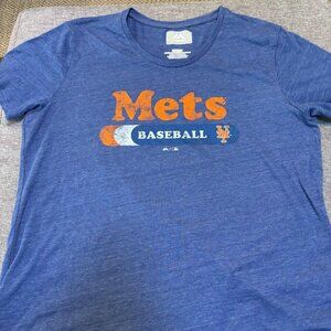 MLB New York Mets Women's Jersey T-Shirt, X Large